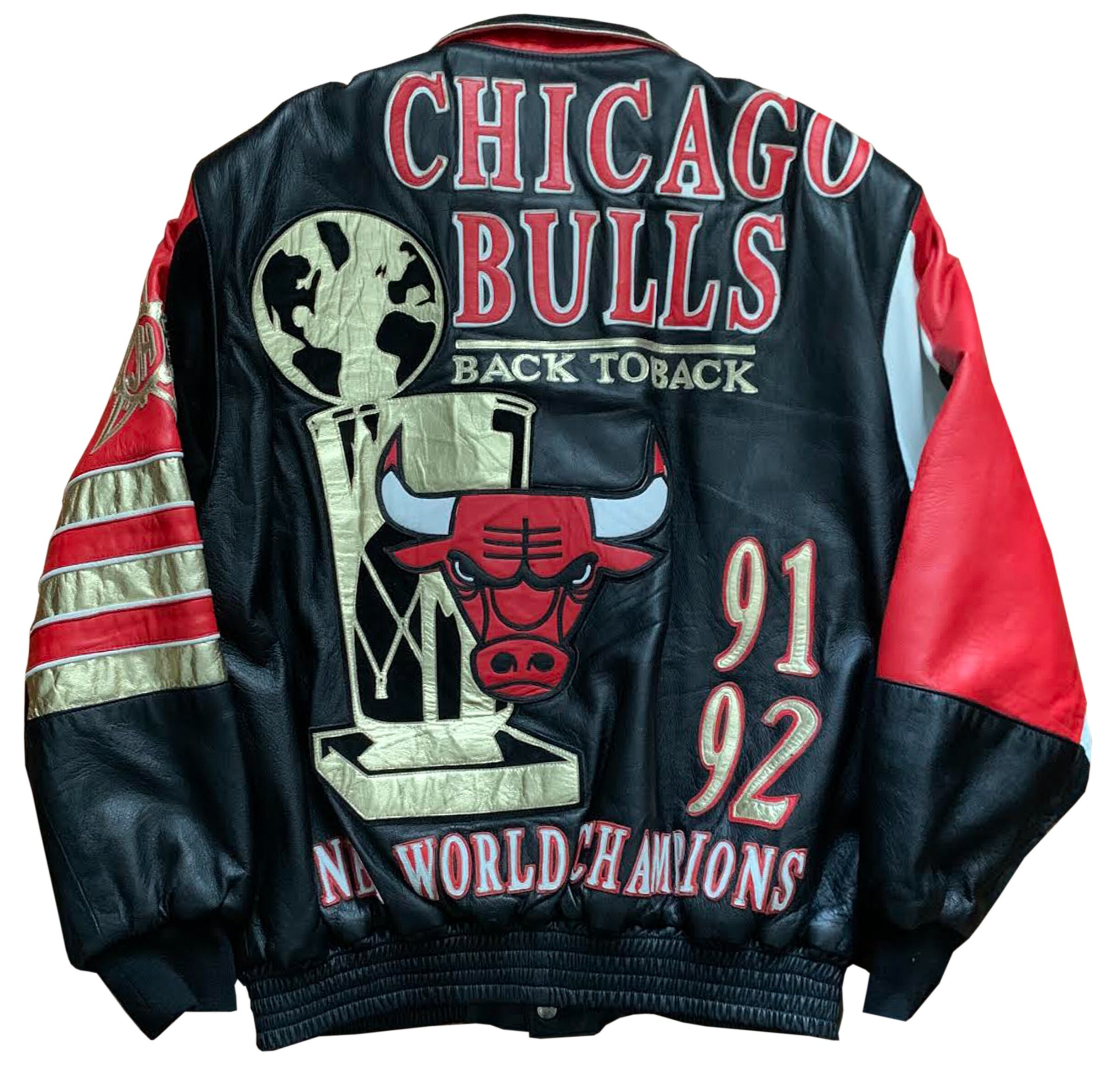 ChicagoBulls Jeff Hamilton LeatherJacket